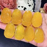  Mặt Phật Bản Mệnh Mã Não Vàng 36mm 