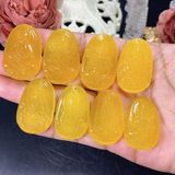  Mặt Phật Bản Mệnh Mã Não Vàng 36mm 