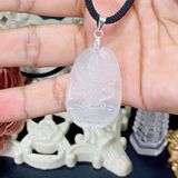  Mặt Phật Bản Mệnh Mã Não Trắng 36mm 