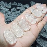  Mặt Phật Bản Mệnh Thạch Anh Trắng 