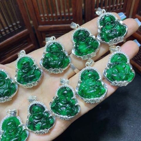 Mặt Đeo Phật Di Lặc Đá Sơn Thuỷ