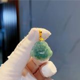  Mặt Dây Chuyền Di Lặc Lam Ngọc 3.5cm 