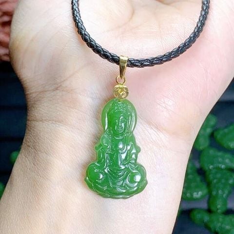 Mặt Phật Quan Âm Ngọc Bích VIP