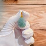  Mặt Dây Chuyền Hồ Ly Chúa Lam Ngọc Móc Vàng 