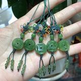  Móc Treo Điện Thoại Đồng Xu Ngọc Bích 