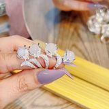  Nhẫn Hồ Ly Baby Bạc Đá Tự Nhiên 