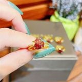  Nhẫn Hồ Ly Tóc Đỏ Bọc Vàng 10k 