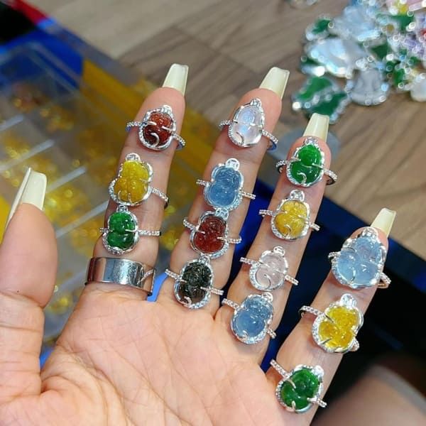  Nhẫn Tỳ Hưu Thiên Lộc Bọc Bạc 