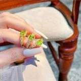  Nhẫn Vàng Đính Đá Peridot 