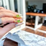  Nhẫn Vàng Đính Đá Peridot 