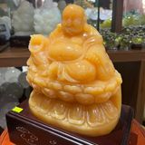  Tượng Di Lặc ngọc Hoàng long 23cm 