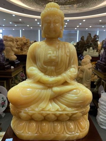 Tượng Phật dược sư ngọc hoàng long 45x30cm