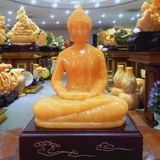  Tượng Thích Ca ngọc Hoàng long 26cm 