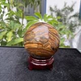  Quả Cầu Đá Mắt Hổ 9cm 