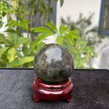  Quả Cầu Đá Xà Cừ Labradorite 6.7cm 