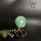  Quả Cầu Fluorite Xanh Ngọc 262g 