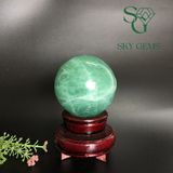  Quả Cầu Fluorite Xanh Ngọc 620g 