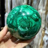  Quả Cầu Khổng Tước Malachite 1.63kg 