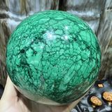  Quả Cầu Khổng Tước Malachite 2.42kg 