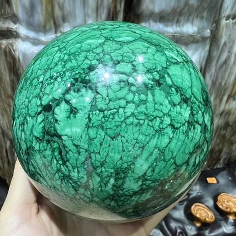 Quả Cầu Khổng Tước Malachite 2.42kg