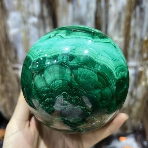 Quả Cầu Khổng Tước Malachite 2.75kg