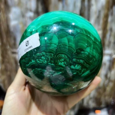 Quả Cầu Khổng Tước Malachite 2.75kg