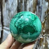  Quả Cầu Khổng Tước Malachite 748g 