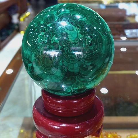 Quả Cầu khổng tước Malachite 2.09kg