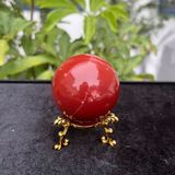  Quả Cầu Ngọc Bích Đỏ VIP 5,4cm 