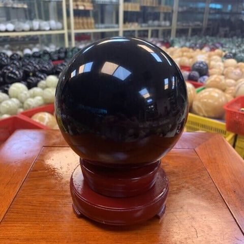 Quả Cầu Onyx Đen 1kg
