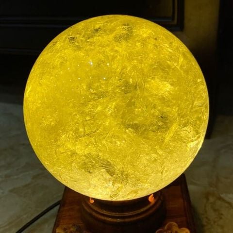 Quả Cầu Thạch Anh Vàng 3.46kg