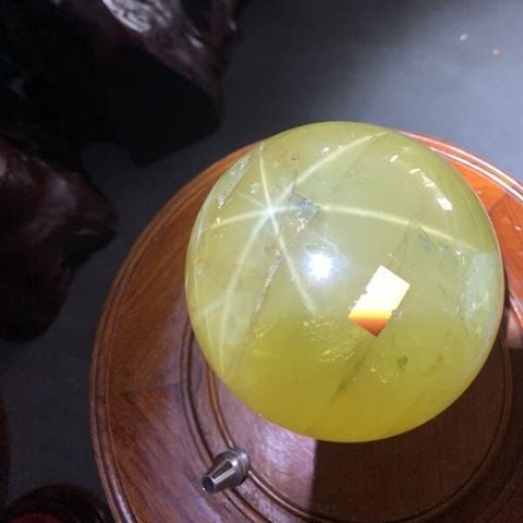  Quả Cầu Thạch Anh Vàng Sao 5.4kg 