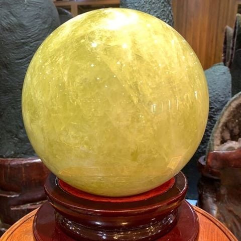 Quả Cầu Thạch Anh Vàng 16.4 kg