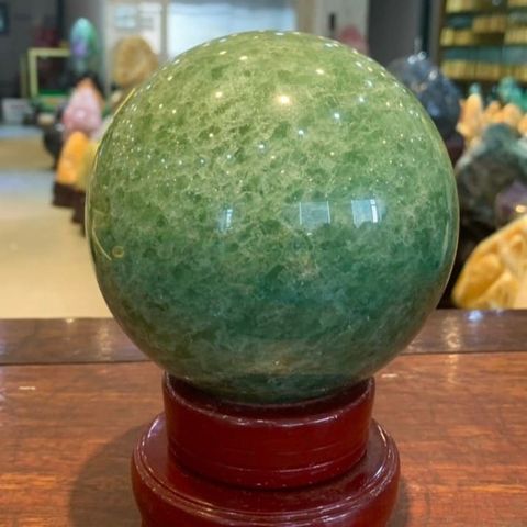 Quả Cầu Thạch Anh Dâu Tây Xanh 2.6kg