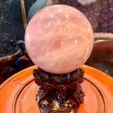  Quả Cầu Thạch Anh Hồng 3.8kg 