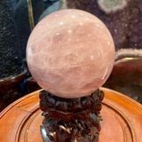  Quả Cầu Thạch Anh Hồng 3.8kg 