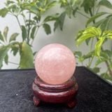  Quả Cầu Thạch Anh Hồng 6cm 