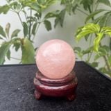  Quả Cầu Thạch Anh Hồng 6cm 