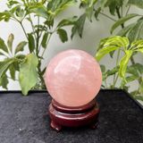  Quả Cầu Thạch Anh Hồng 7.5cm 