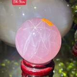  Quả Cầu Thạch Anh Hồng Sao 945g 