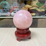  Quả cầu Thạch anh hồng 1kg 