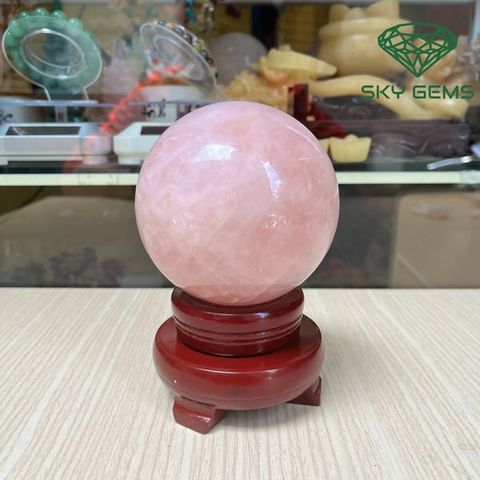 Quả Cầu Thạch Anh Hồng 1kg