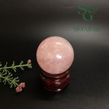  Quả Cầu Thạch Anh Hồng 146g 