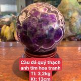  Quả Cầu Thạch Anh Tím hoa chanh 3,2kg 