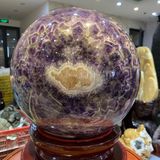  Quả Cầu Thạch Anh Tím Hoa Chanh 23.2kg 