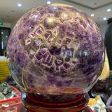  Quả Cầu Thạch Anh Tím Hoa Chanh 23.2kg 