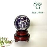  Quả Cầu Thạch Anh Tím hoa chanh 806g 