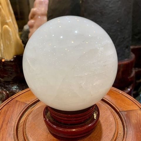 Quả cầu thạch anh trắng 5.4kg