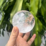  Quả Cầu Thạch Anh Trắng Trong Vip 6.8cm 