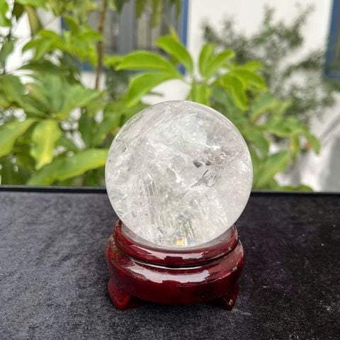 Quả Cầu Thạch Anh Trắng 6.9cm